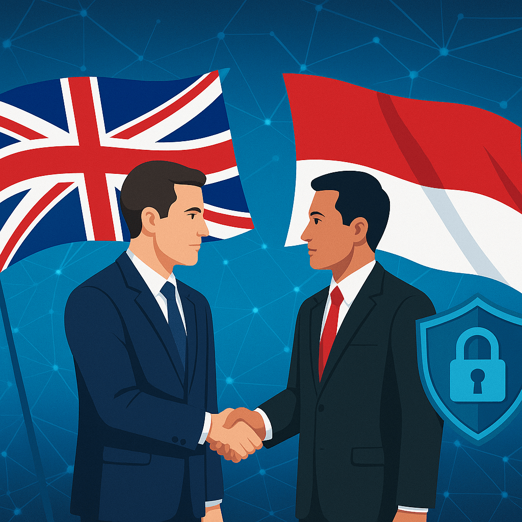 Kerja Sama Inggris–Indonesia Diperkuat untuk Tangkal Serangan Siber Global