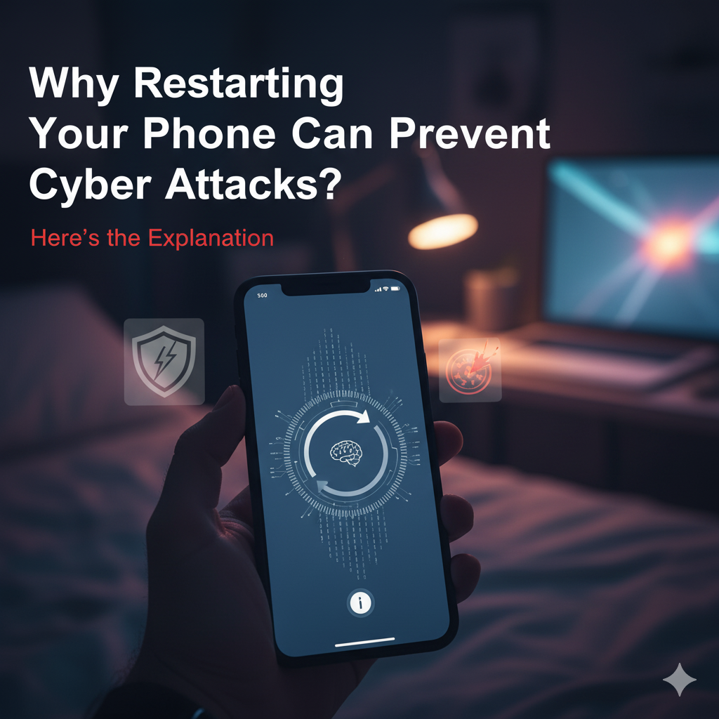 Kenapa Restart HP Bisa Cegah Serangan Siber? Ini Penjelasannya