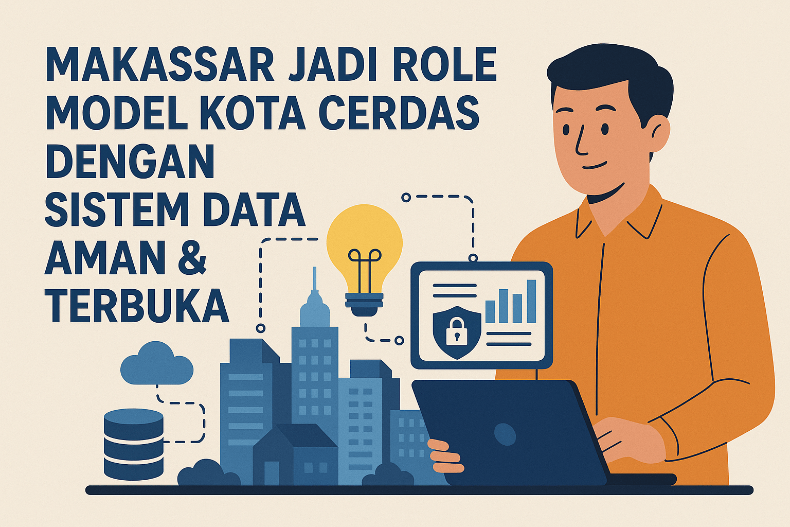 Makassar Jadi Role Model Kota Cerdas dengan Sistem Data Aman & Terbuka