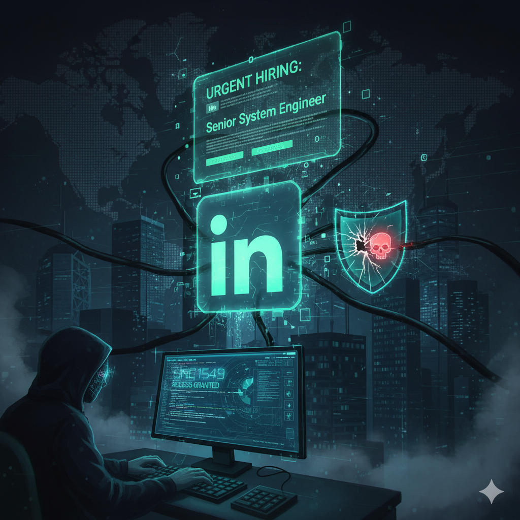Kelompok Peretas UNC1549 Menggunakan Iklan Lowongan Kerja Fiktif di LinkedIn sebagai Taktik Utama untuk Menyusup ke Sistem dan Meretas Perusahaan.