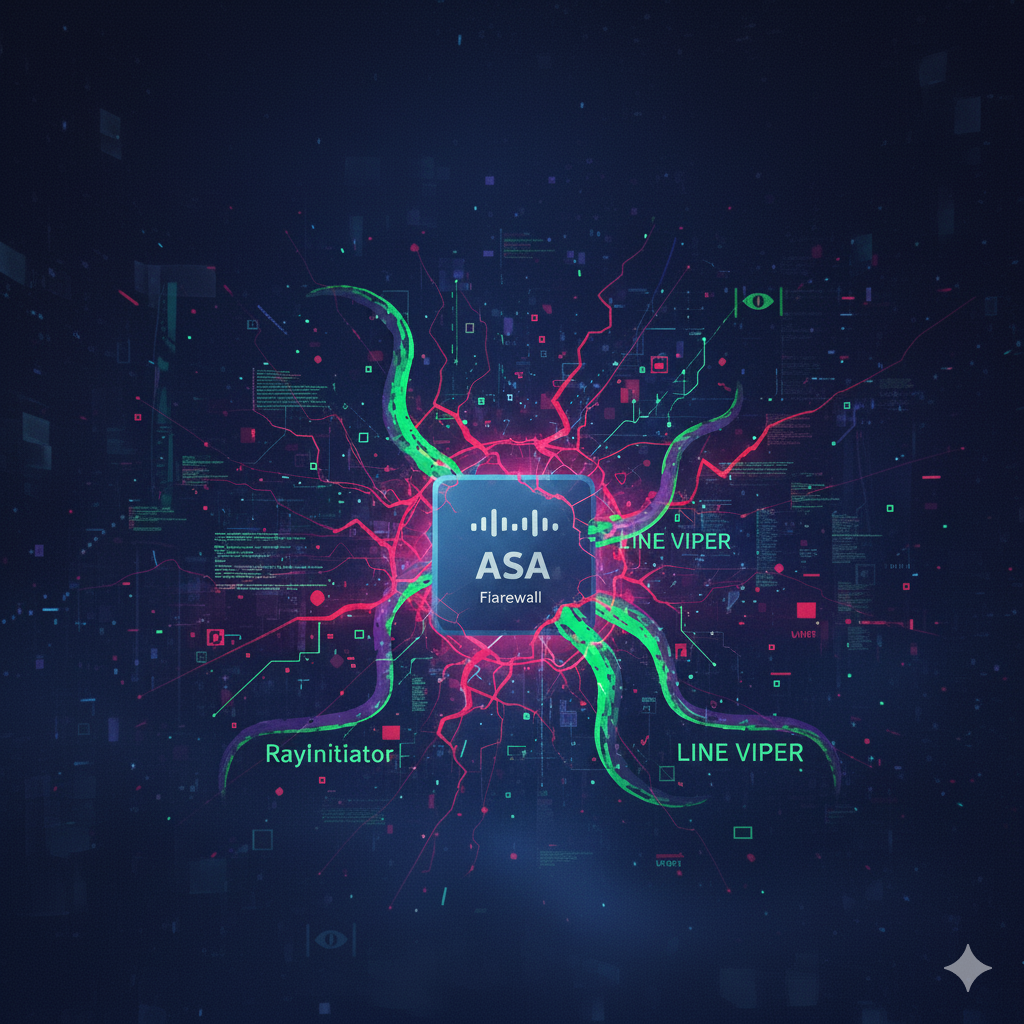 Peretas Memanfaatkan Celah Baru (Zero-Day) di Cisco ASA Firewall untuk Menyebarkan Spyware RayInitiator dan LINE VIPER